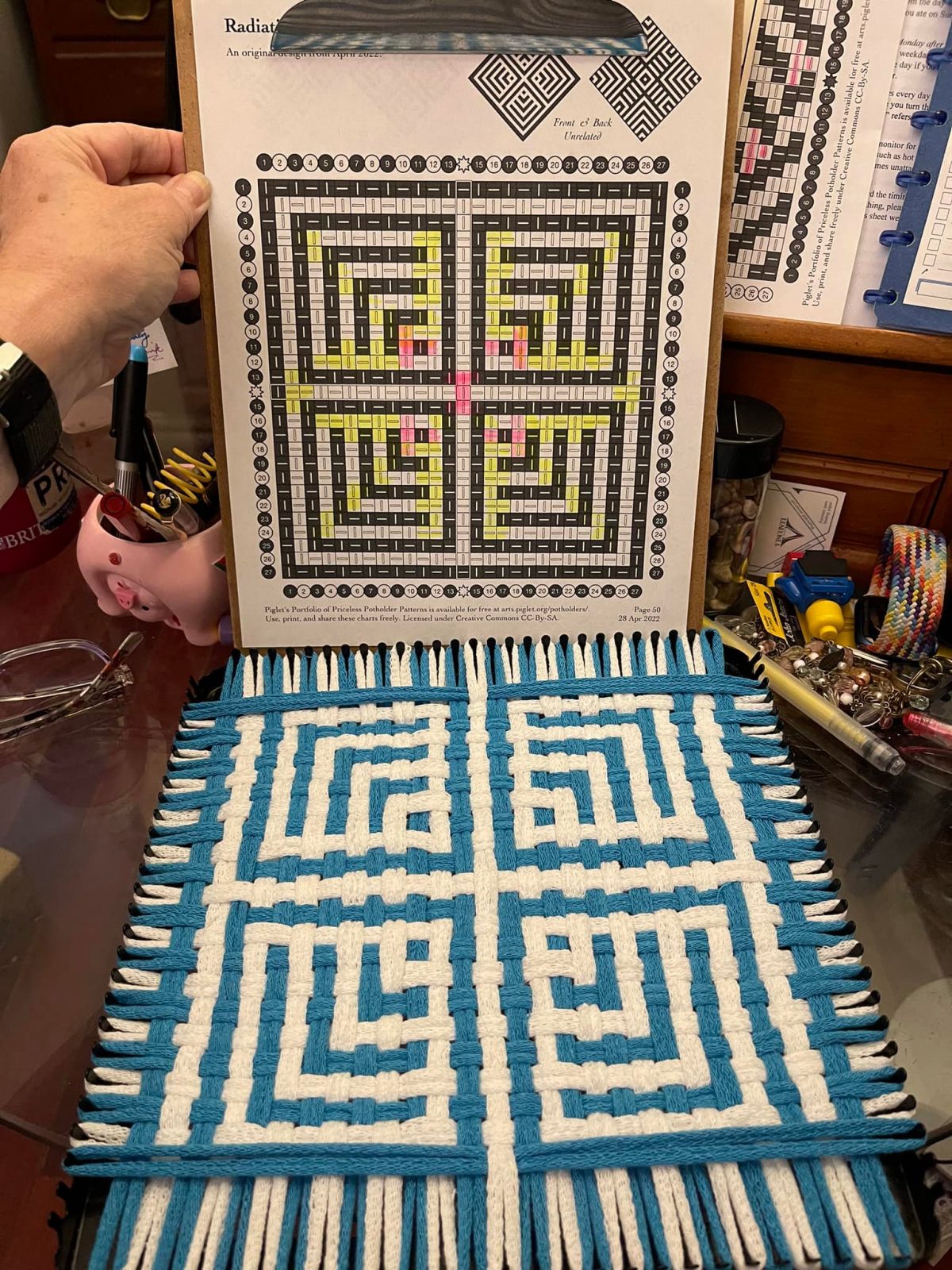 Radiating Boxes – Piglet's Potholder Patterns